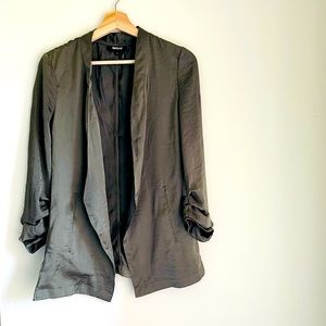 DKNY Notched Ruched-Sleeve Blazer - In a very good condition